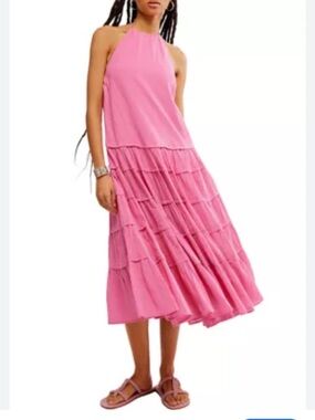 free people stacy midi dress Free People Stacy Midi Dress In Denim Grey - 34% Off